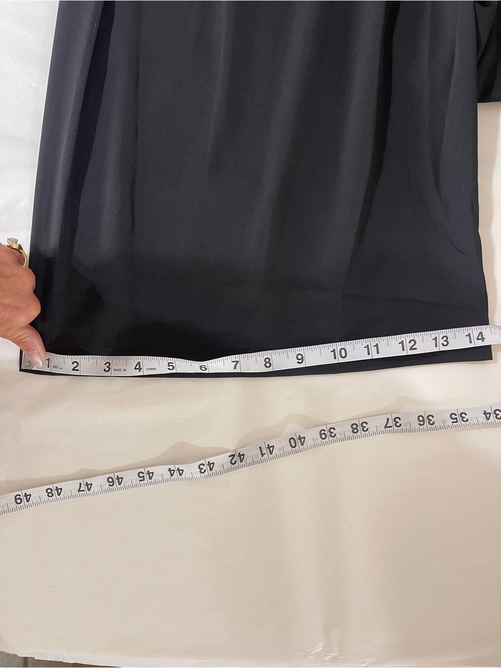 Quiet Luxury Wide Leg Trouser Pants Black High Rise NWT Small - Picture 11 of 14